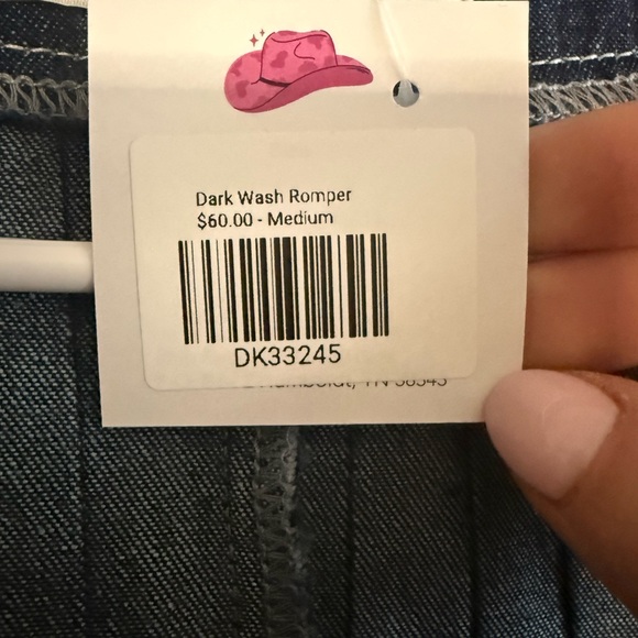 Denim Romper - Picture 4 of 4